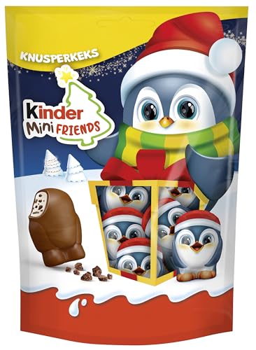 kinder Mini Friends Knusperkeks – leckere Schokoladen-Spezialität zu Weihnachten – 122g