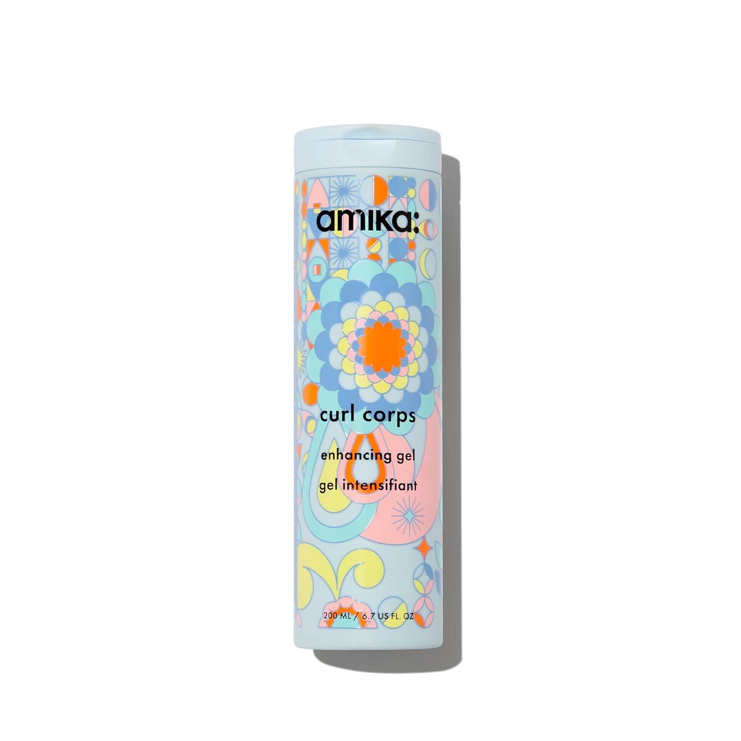 amika Curl Corps Enhancing Gel 180 ml | Lockengel für welliges, lockiges & krauses Haar | verstärkt Locken, definiert & schützt vor Frizz und Luftfeuchtigkeit | leichter Halt ohne Verkleben | vegan