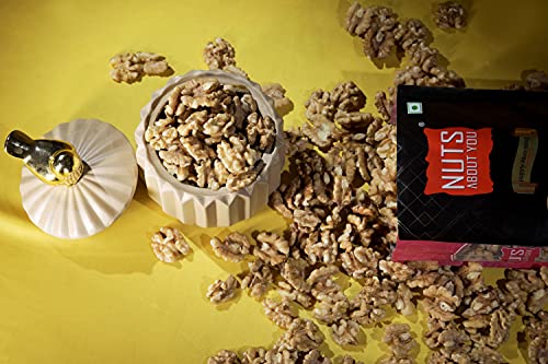 Image of Nuts About You WALNUT Kernels, 400 g | Jumbo Size | Light Halves | Vacuum Packed | Akhrot giri | Premium