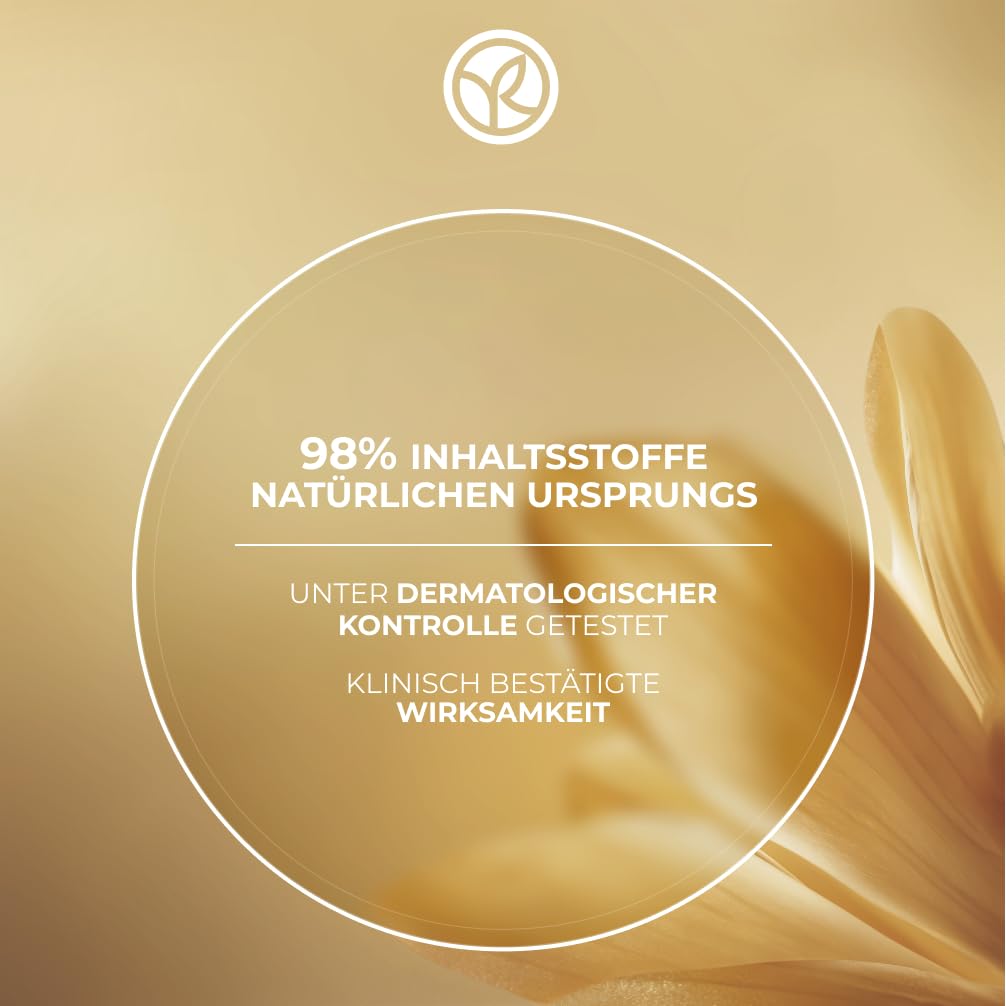 Yves Rocher ANTI-AGE GLOBAL Set für intensive Regeneration: Verschönernde Tagespflege (50 ml) & Komfort-Nachtpflege (50 ml) mit Gold-Achillea – Regeneriert, Strafft & Bekämpft Zeichen der Hautalterung