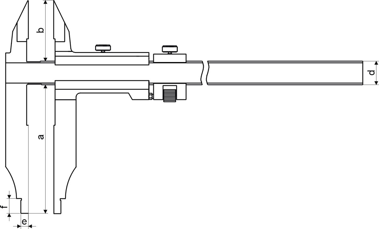 CNC QUALITÄT precyzyjna suwmiarka warsztatowa 400 mm