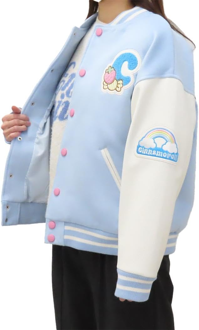 丸眞] スタジャン(L) シナモロール スイートブルースカイ 着丈 約62cm