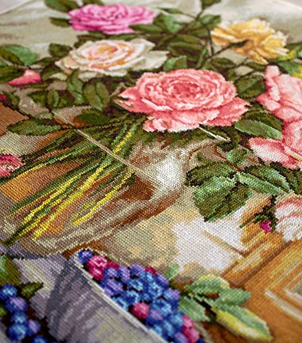 Lucas Set Punto Croce, Cotone, Multicolore, 15 X 13 Cm - 6