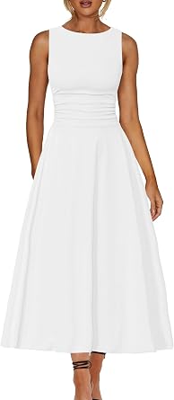Kaximil Womens Flowy A Line Wedding Guest Maxi Dresses