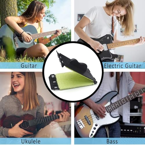 GXGM 2 Pieces Guitar String Cleaner Fretboard Cleaning Guitar Accessories Musical Instrument Maintenance Cleaning Electric Guitar Strings Bass Mandolin Ukulele - imagen 6