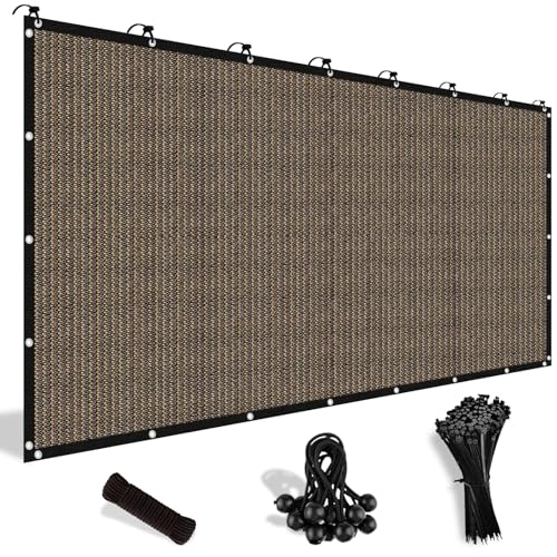 Shade&Beyond 90% Sun Shade Cloth with Grommets, 6' X 10'