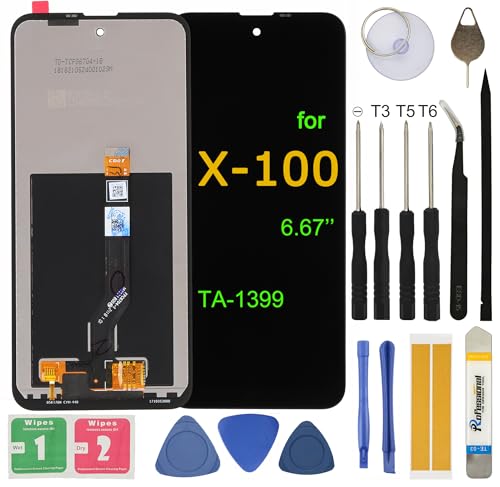 Remplacer vitre cassée avec l'écran LCD Nokia X100 5G TA-1399 tactile noir de 6,67"
