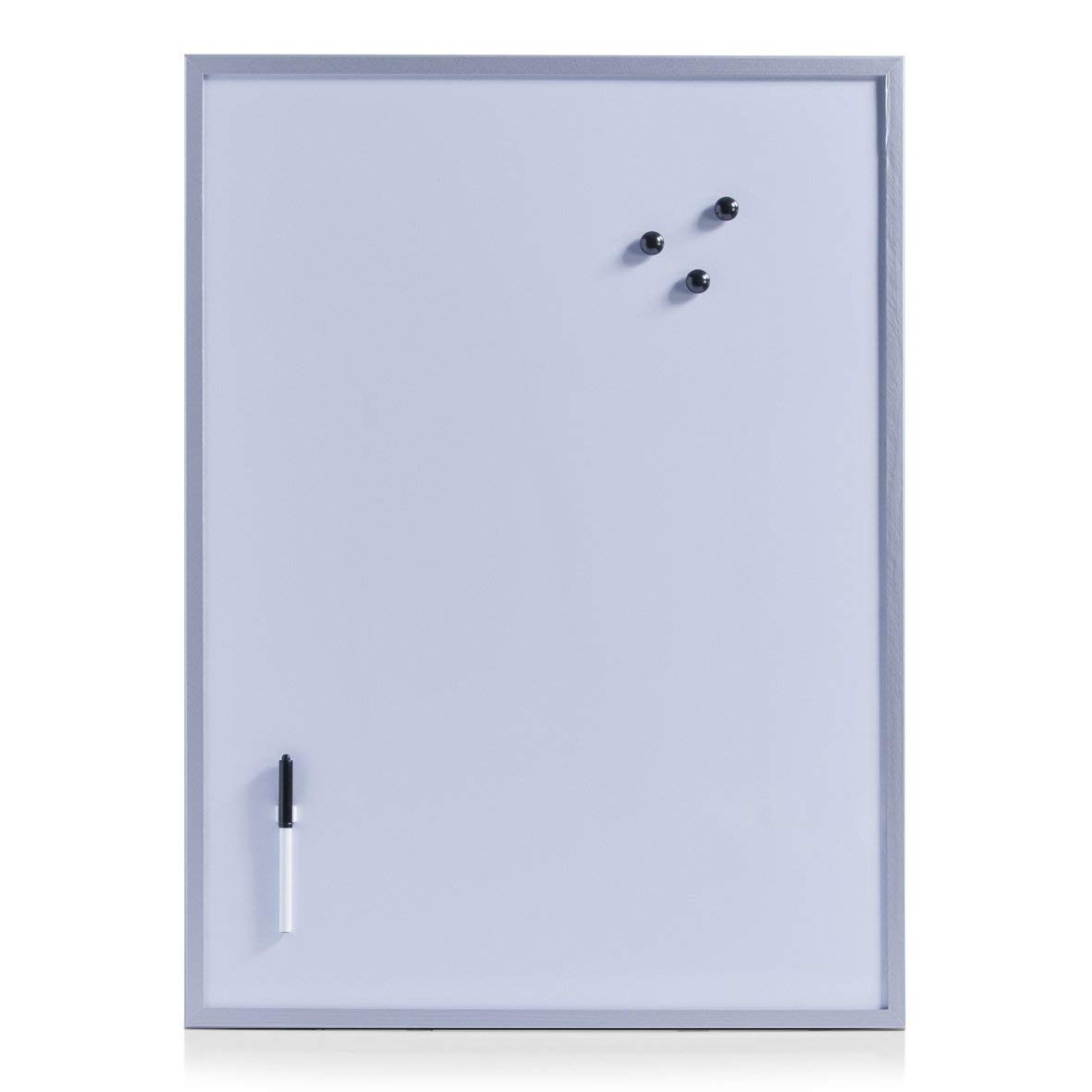 Zeller Grey 11510 Magnetic Writing Board 60 X 80 Cm Aluminium