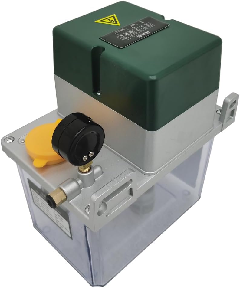 INTSUPERMAI 220V Lubricant Pump Automatic Digital Numerical Control Lubricating Oil Pump CNC Electromagnetic Lubrication Pump Lubricator (3L)