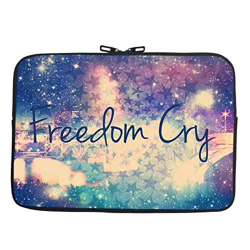 Image of TheSkinMantra Chain Laptop Sleeve Bag Compatible with Laptop /Macbooks /Chrombook /Notebook /Zbook (13.3 Inch (Chain), Freedom Cry)