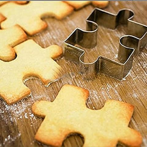 GXHUANG Game Puzzles Cookie Cutter Set - 2Pieces Cover