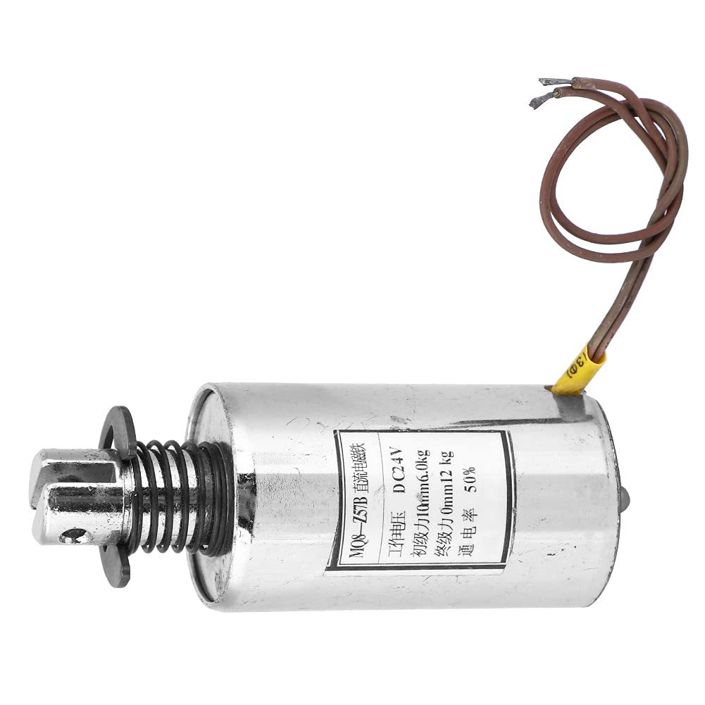 24VDC Pull Type Solenoid Electromagnet 117.6N Force for Push Pull