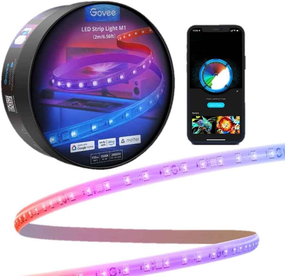 Govee LED Strip Light M1 - Tira LED con Segmentos RGBIC