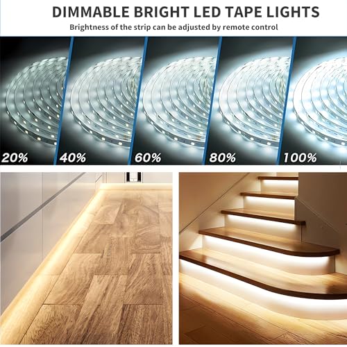 Tira de LED Dimmable 32.8ft Blanco JARBIH miniatura 3