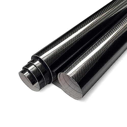 Vinilo para coche fibra carbono 6D adhesivo para ordenador y consola 2