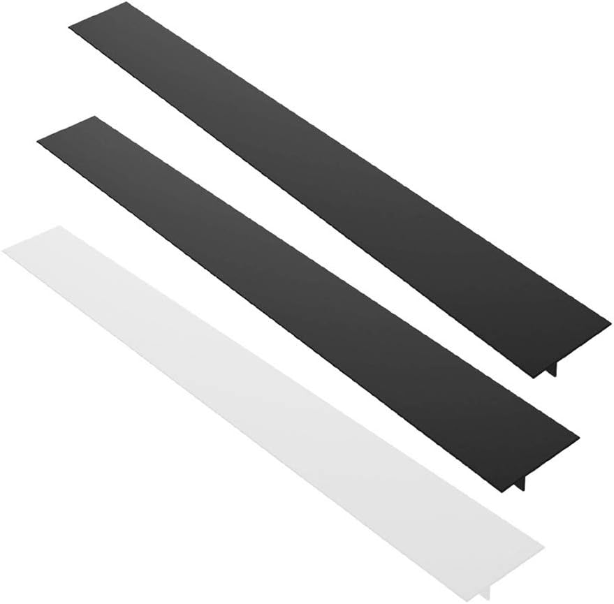 3 Pack 25'' Silicone Kitchen Stove Counter Gap Filler Cover, AIFUDA Heat-Resistant Spill Guard Seals for Kitchen Cooker Work Surface, Stovetop, Oven, Washer, Dryer