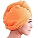 Produktbild VRTUR Haarturban Handtuch für die Haare Haar Handtuch schnelltrocknendes Handtuch Mikrofaser Badetuch Hat Cap Lady Bath Tool(One size, D)