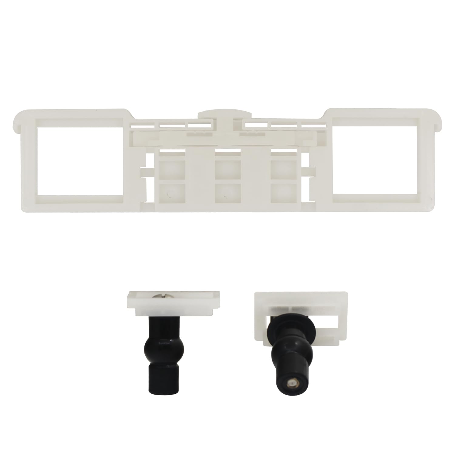 Charnière abattant WC anti lunette qui bouge avec kit de fixation expansion