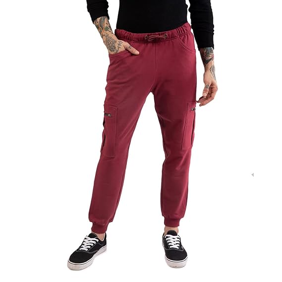 Buy Bewakoof Men's Poly Cotton Solid 