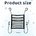 LQDXZQ Dog Car Barrier, 3-Layer 4-Side Mesh Pet Divider Dog Barrier for Car, Dog Barrier for SUV Universal Fit Stretchable Easy Install Car Organizer