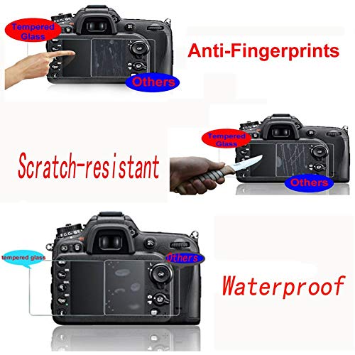 Pctc Tempered Glass Lcd Screen Protector Compatible For Dslr Camera Nikon D7500 Protective Cover Film (3 Pack) #TOP6