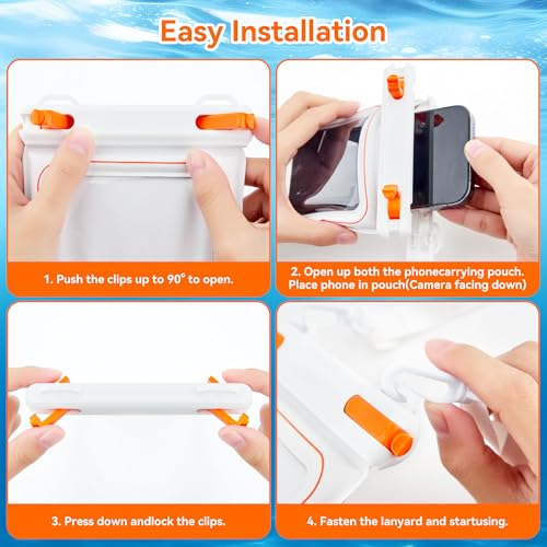 Funda impermeable para iPhone 17 y 16 ideal para playa snorkel y piscina 6