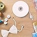Elastic Band for Sewing 1/4 Inch Wide 10 Yards, Durable & Soft High Elasticity Stretch Elastic Bands Cord for Sewing, Waistbands, Pants, DIY Crafts, White