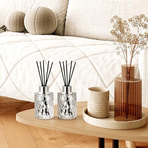 Set de 4 Botellas Difusoras Vacías de 150ml con Varillas miniatura 6