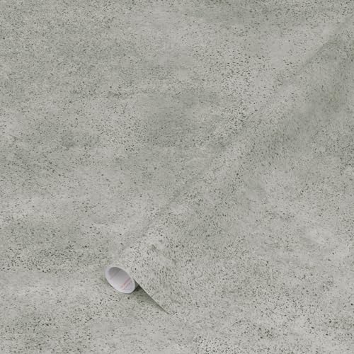 d-c-Fix Salazar Concrete - Lámina Adhesiva para Muebles, 67,5 cm x 15 m, lámina Decorativa autoadhesiva para Muebles, Cocina, Mesa, Armario, alféizar, Cocina, Armario, etc