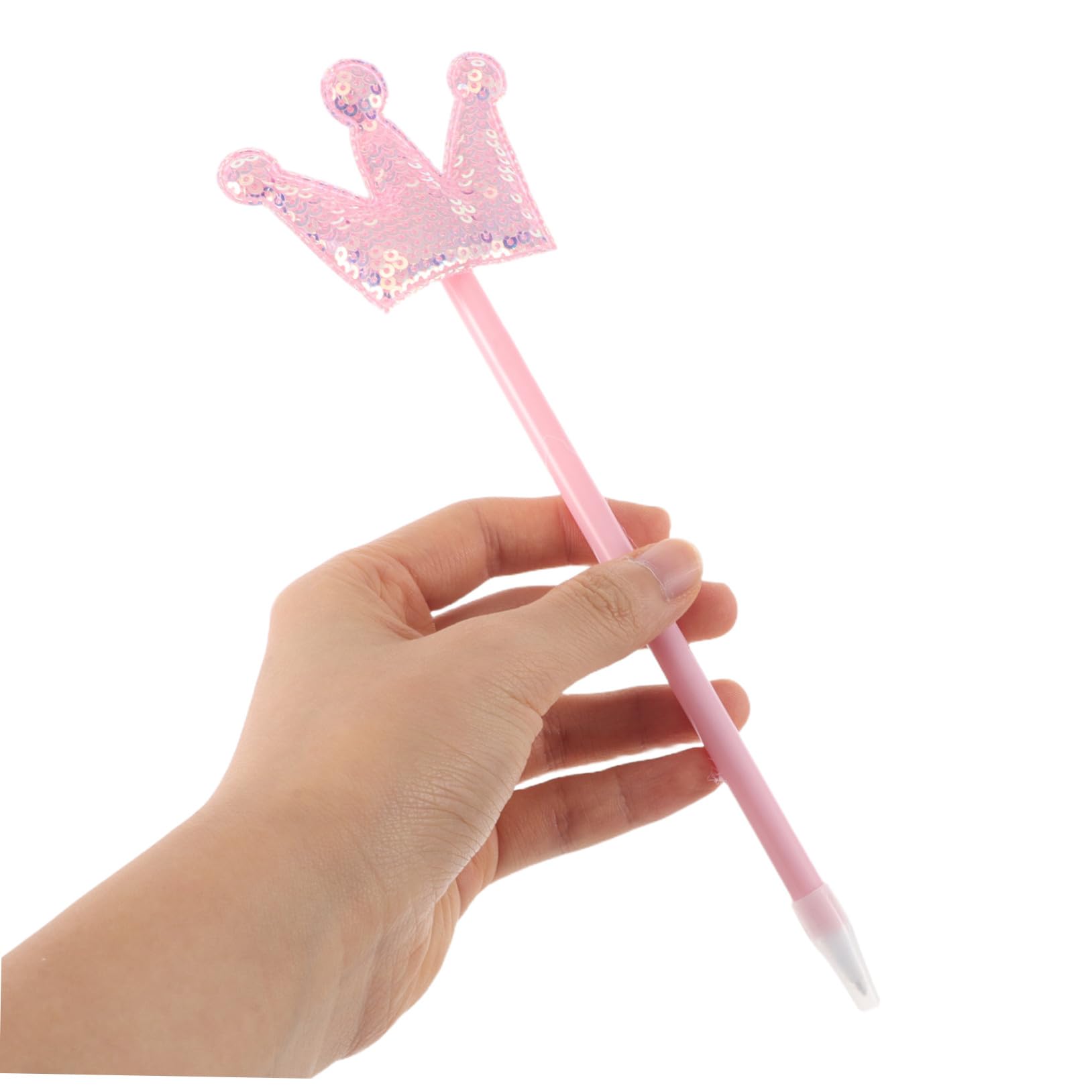 HOMSFOU 5pièces Stylos à Bille Bling pour Femmes Stylos Gel à Paillettes à Spirale à Paillettes Fournitures Scolaires Bureau