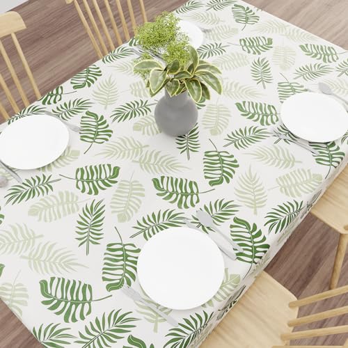 Image of Wings Star Premium Center Table Cover, PVC Fabric, 40x60 inch Size | Table Cloth | PVC 4 Seater Rectangular Center Table Cover | Table Sheet for Dining, Party, Events | Waterproof Protector