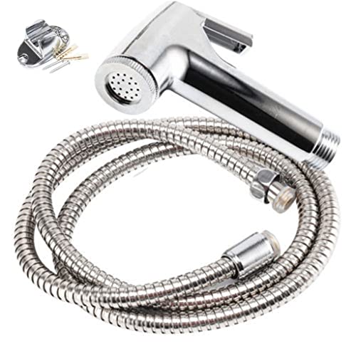 Bidet de toilette à main en nickel brossé pour hygiène intime