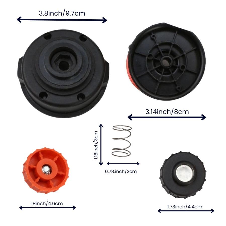 Trimmer Head Fit for Remington RM2510 RM2520 RM2560 Murray – Multi-Task Strimmer String Grass Lawn Mower Spool Head Accessories