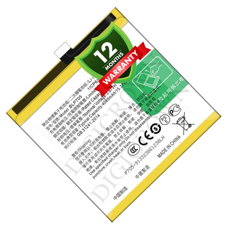 Image of Original BLP705 Battery Compatible for Oppo Reno 10X Zoom (CPH1919, PCCM00) - (4065mAh) - 1 Year Warranty DF7