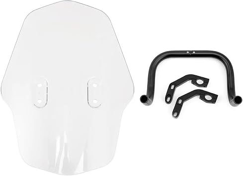 22MM/25MM/28MM Handlebar Windscreen For Yamaha XTZ-150 YS250 XV 250 Windshield With Bracket Kits