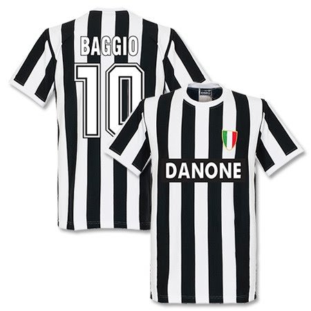 Copa 1970 's maglia Juventus casa Retro Danone