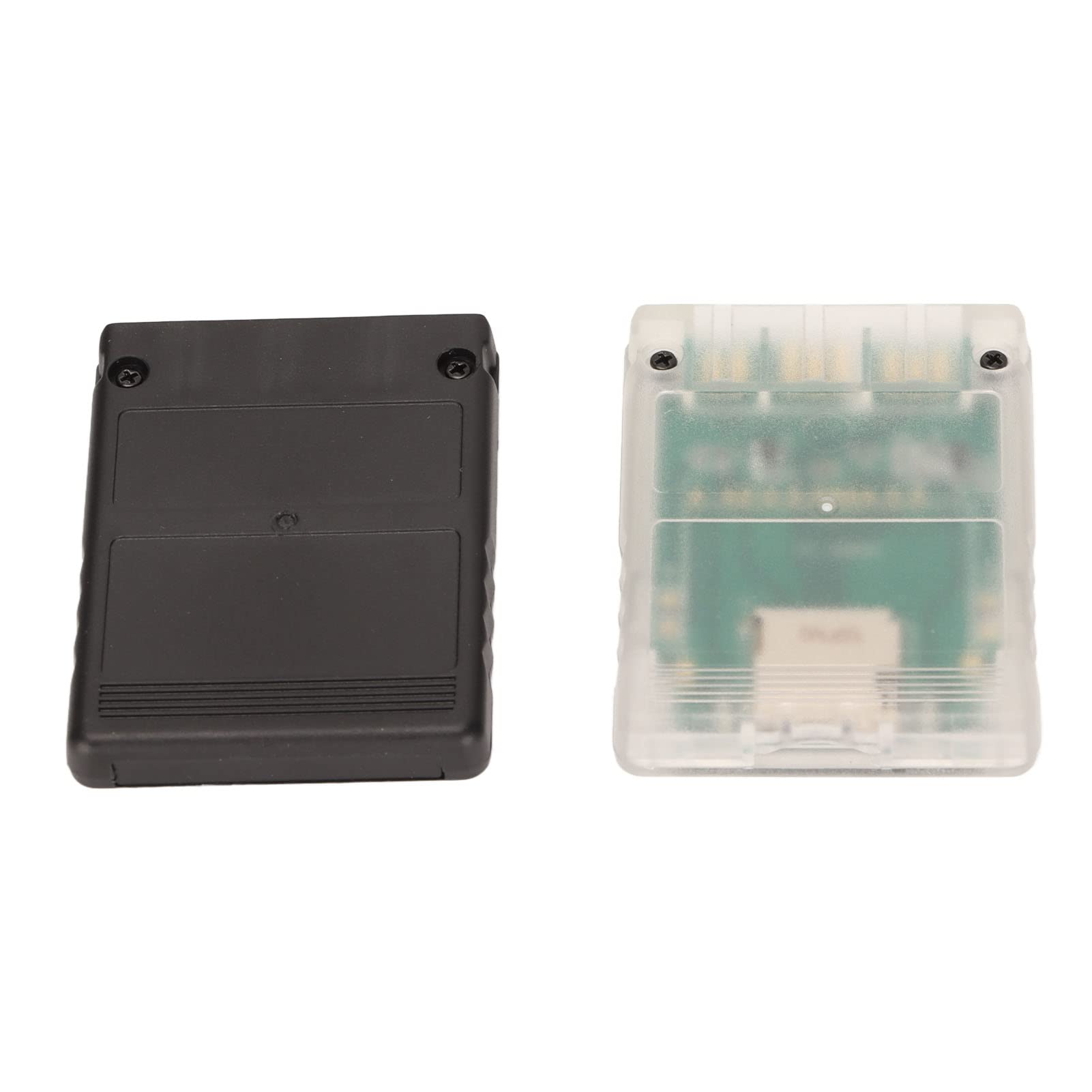 Septpenta Lector de Tarjetas de Memoria para Consolas de Juegos PS2, con Tarjeta de Memoria 64G y Tarjeta de Juego FMCB 64MB, Adaptador de Tarjeta de Memoria de Reemplazo Estable(Máquina Gruesa)