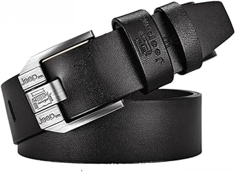 Cinto Masculino 100% Couro Jeep Original
