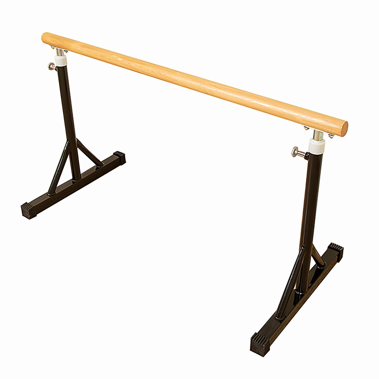 NGDFGR Adjustable Freestanding Ballet Barre - Portable Dance Bar For Home Fitness & Training, Perfect For Ballet, Stretching, Dance Exercises For Kids & Adults,White,59In/150Cm,Black-59in/150cm