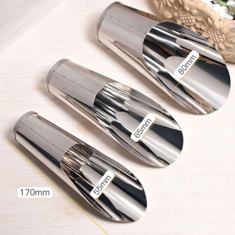 Set de 2 palas de jardinería de acero inoxidable MERRYHAPY miniatura 5