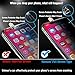 Uxinuo Compatible with iPhone X Privacy Screen Protector Anti Spy Privacy Screen Tempered Glass Screen Protector for iPhone Xs 2018 and X 2017(Premium/Bubble Free/Anti Scratch)