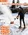 Saker Cordless Snow Shovel Electric - 22V Brushless Snow Blower with 5.0 Battery & Charger - 12" Width 20FT Throwing Distance Lightweight Snow Remover for Driveway, Sidewalk, Patio, Deck (1 Battery)