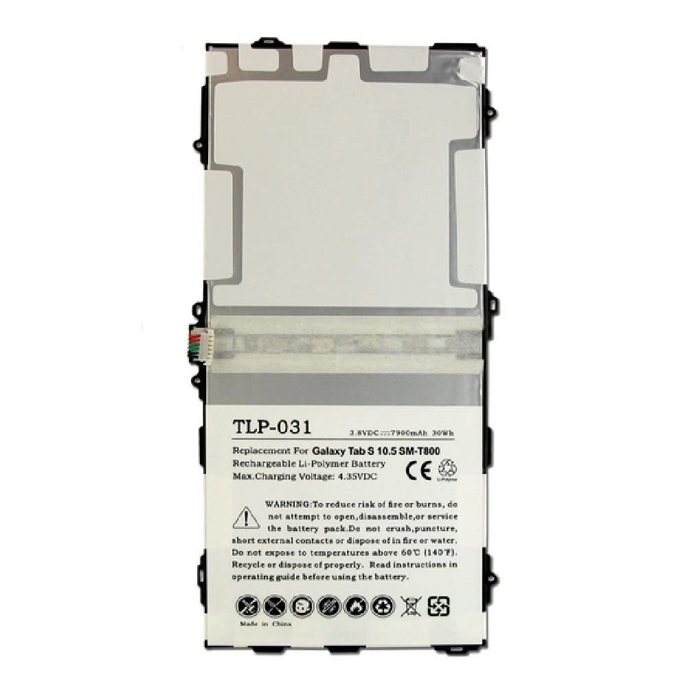 Empirereplacement for Samsung Galaxy Tab S 10.5, SM-T800, SM-T805C, EB-BT800FBC, EB-BT800FBB, 7900mAh, 3.8v, LiPol