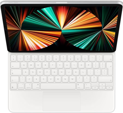 Magic-Keyboard for IPad Pro 12.9 inch 3/4/&5th Generation - UK (White)