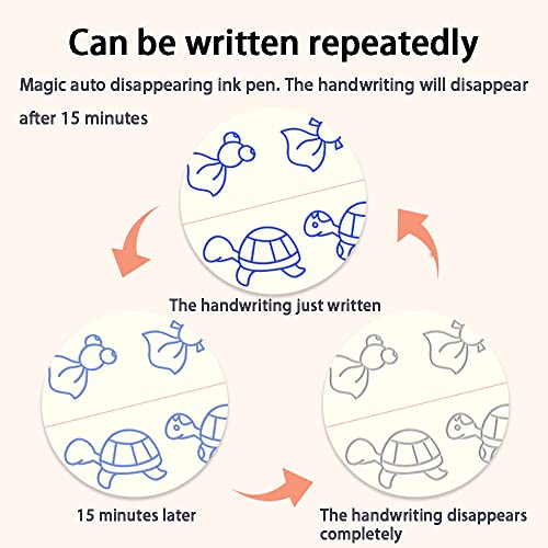 8 Pcs Grooved Handwriting Book Practice For Kids, Reusable Handwriting Preschool Workbook, Children's Magic Copybooks With Auto Disappearing Ink Pen (8 Large Books+4 Pens+4 Pencil Grips+20 Refills) #TOP2