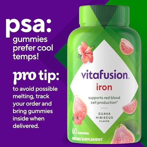 Vitafusion Iron Gummies | 60 Gummies for Adult Women & Men - image 9