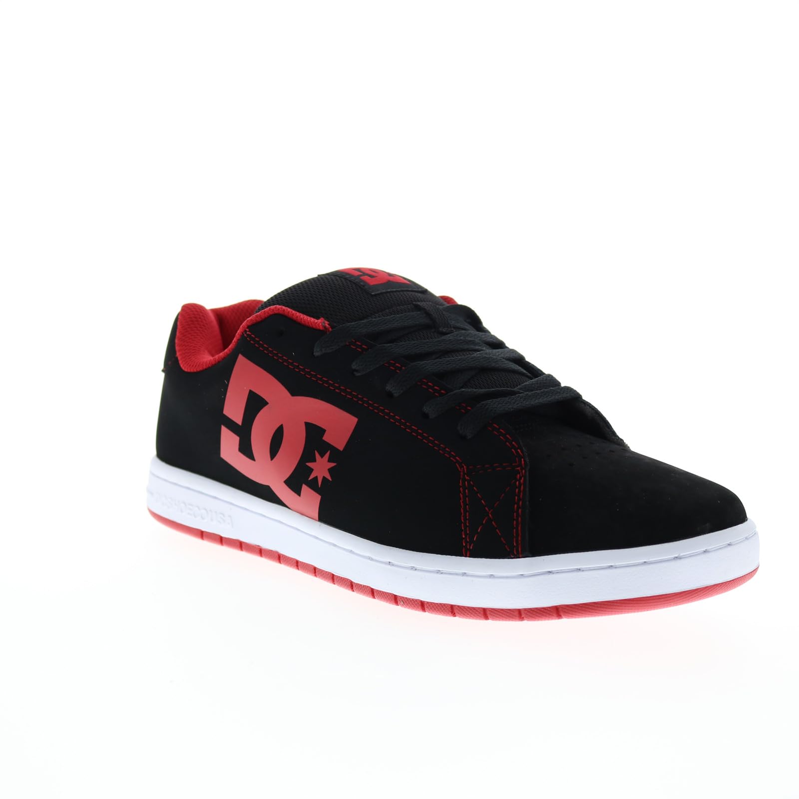 Size 8 DC Legacy OG Mens Black White Red Black Lace-Up‎ Skateboarding Shoes adys100476_legacy_20og_white_2  main image 2