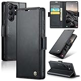 Qualité supérieure: La housse Samsung Galaxy S26 Ultra est en cuir synthétique super résistant et la coque intérieure est en TPU. Non seulement cette housse offre une texture en cuir classique haut de gamme, mais elle présente également un doux et confortable.