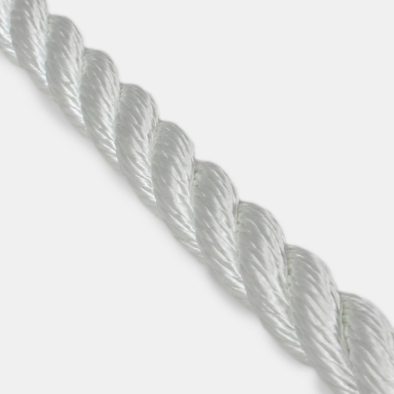 Twisted Nylon Rope (1"", 50, Foot), White
