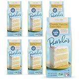 Pamela's Products Gluten Free  Cake Mix, Classic Vanilla 21-Ounce Bags (Pack of 6)